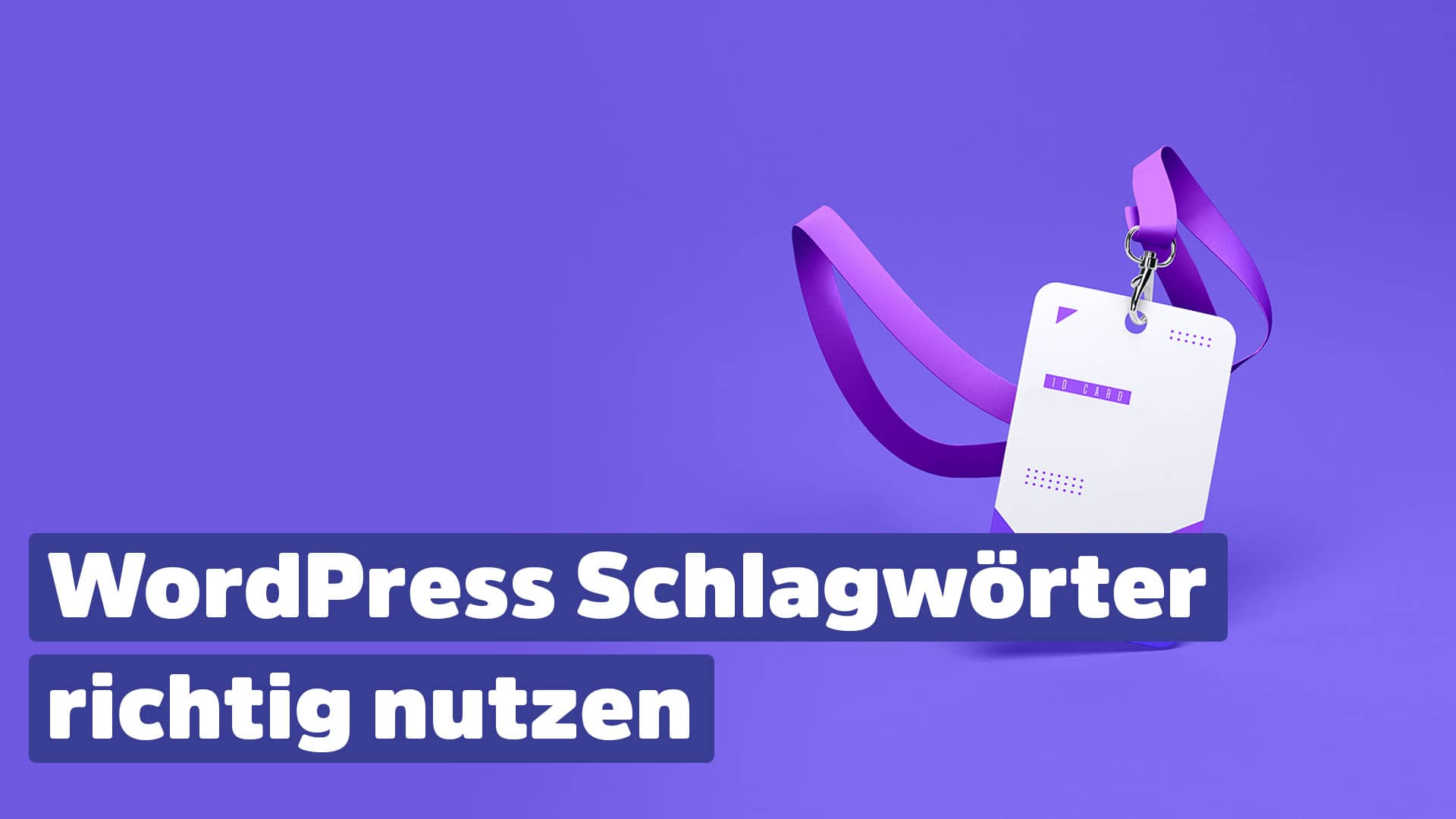 WordPress Schlagwörter