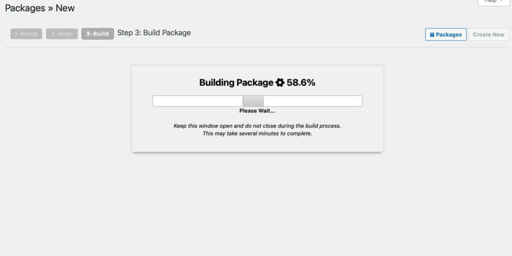 Duplicator Package Builder