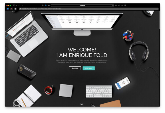 Enfold One Page Demo