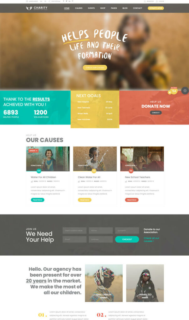 Charity Foundation template
