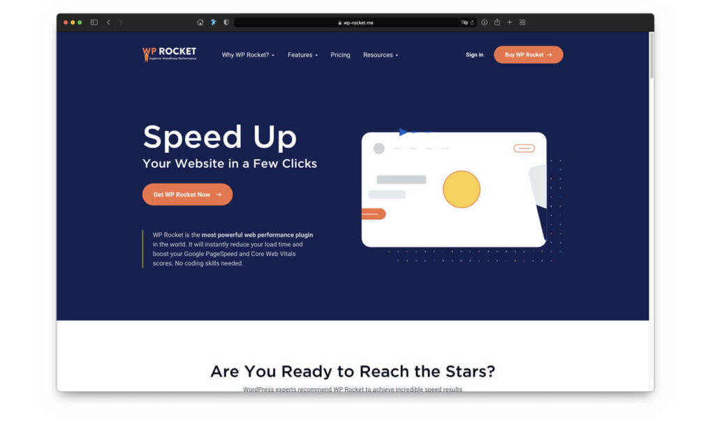 Make your WordPress backend faster with WP Rocket