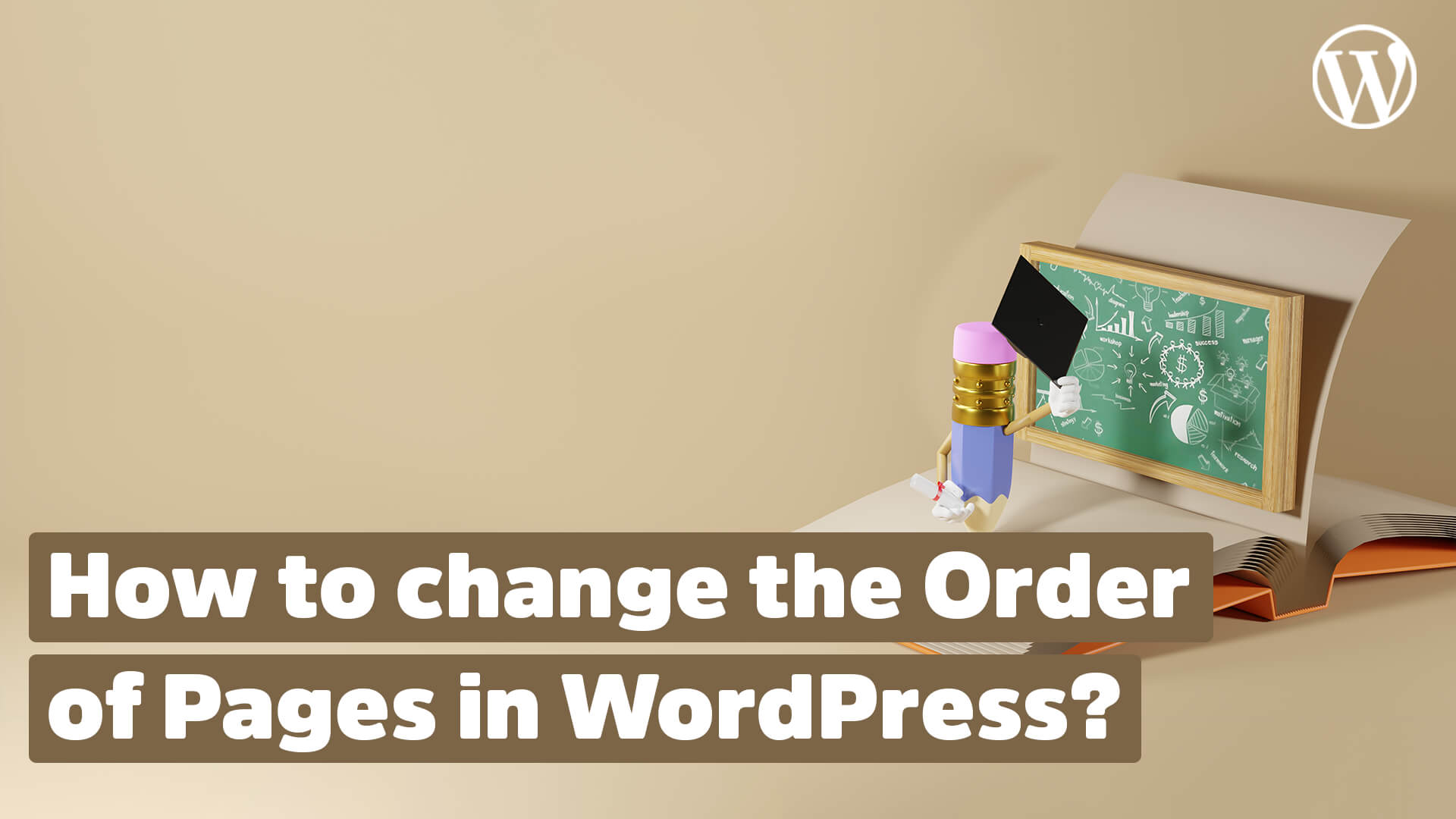 How to change the order of pages in WordPress