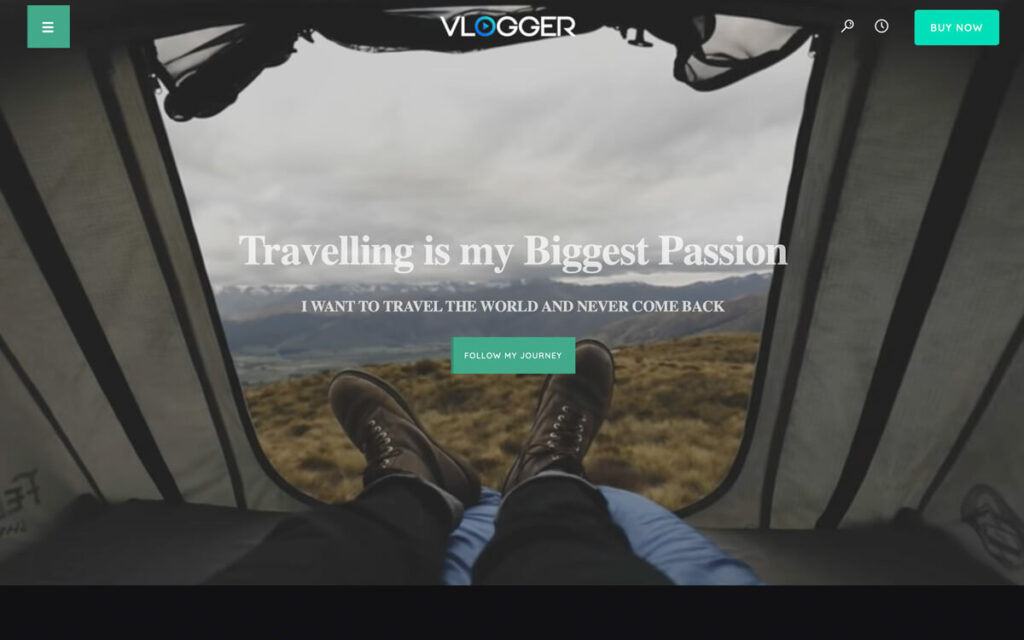 A WordPress Video Travel Blog Theme