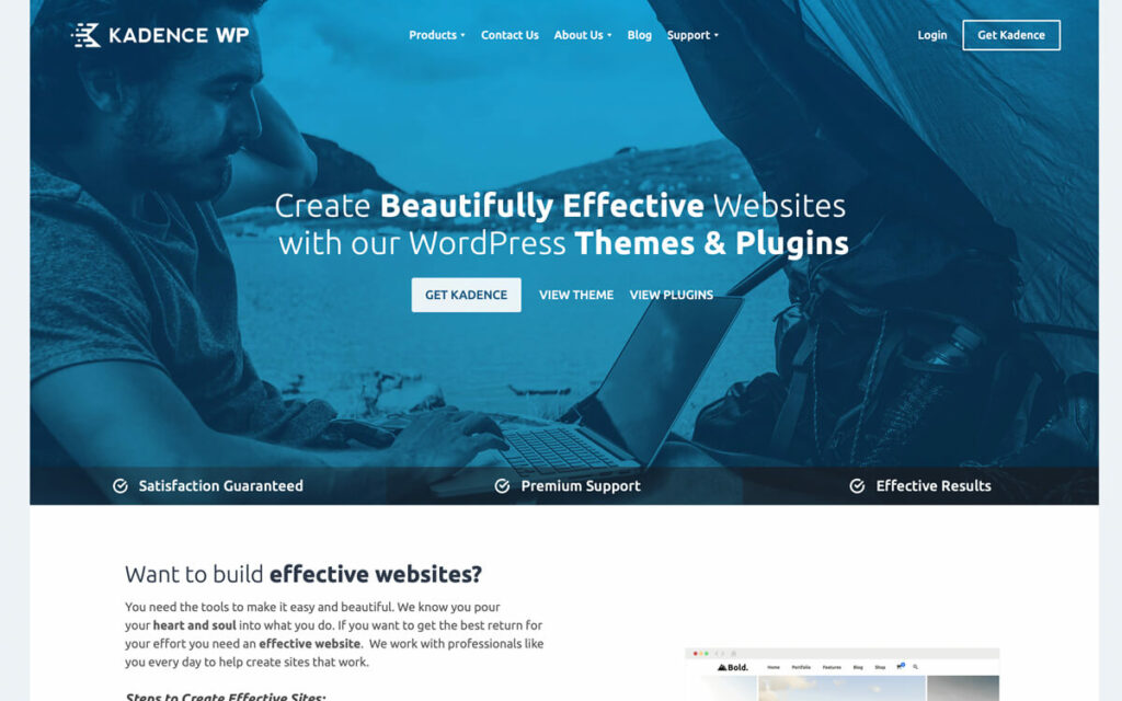 Kadence is a well-supported WordPress theme